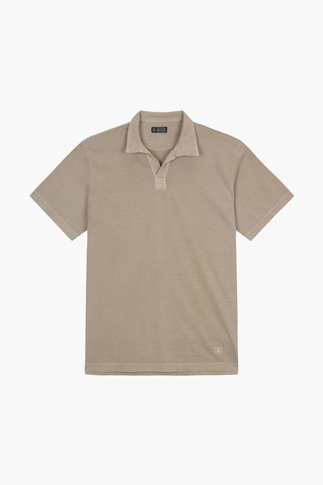 MC 코튼 노 버튼 반소매 티셔츠 69179P562307