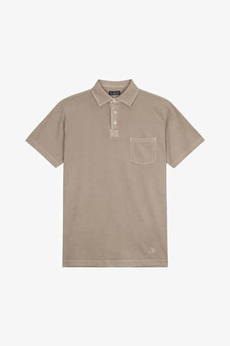 MC 코튼 버튼 다운 반소매 티셔츠 69170P562307