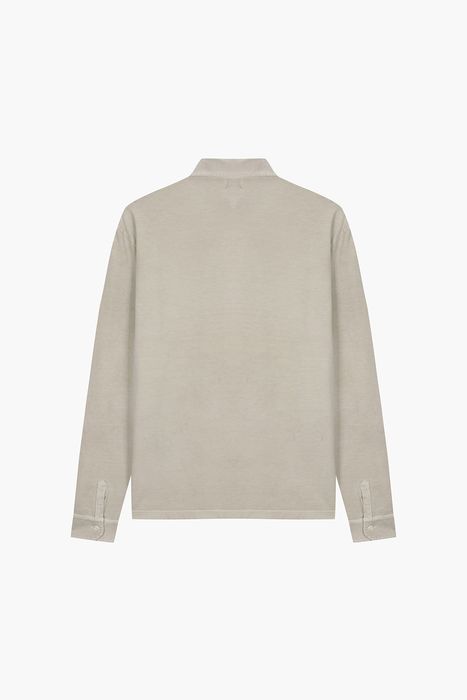 CHEMISE 코튼 폴로 긴소매 티셔츠 65980P562308