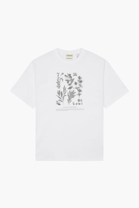 PRINTED T-SHIRT 코튼 스퀘어 프린트 반소매 티셔츠 TS29HJP