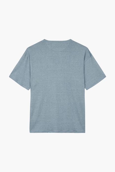 린넨 포켓 오버사이즈 반소매 티셔츠 TS21LJB