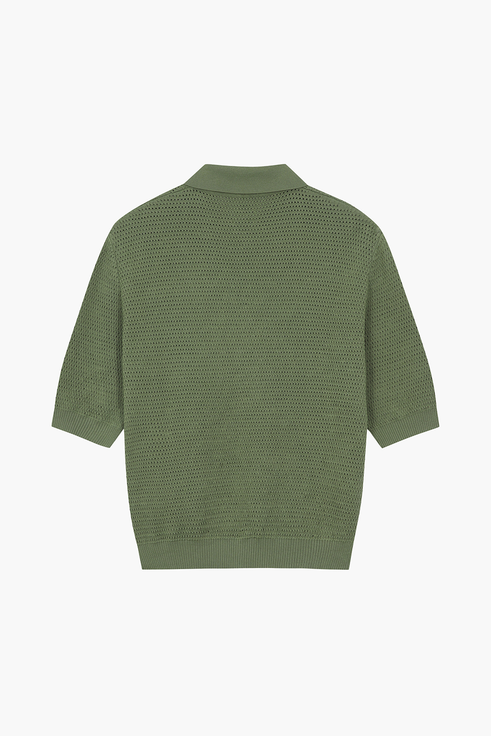 HONEYCOMB 코튼 폴로 반소매 니트 MA40OCY