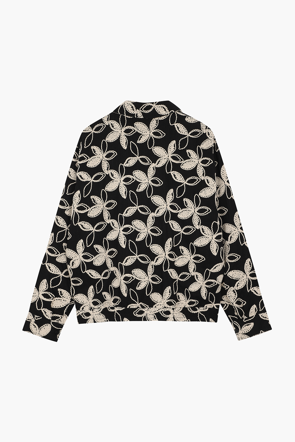 CLANCY 린넨 혼방 플라워 패턴 셔츠 25-2 3140234 BWF