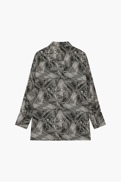 SELIE 텐셀 무민 일러스트 패치워크 셔츠 25-2 3760261DGLG