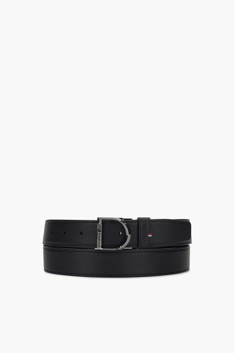 D로고 버클 리버서블 루테늄 35MM 리버서블 벨트 블랙 CJ9351200Z