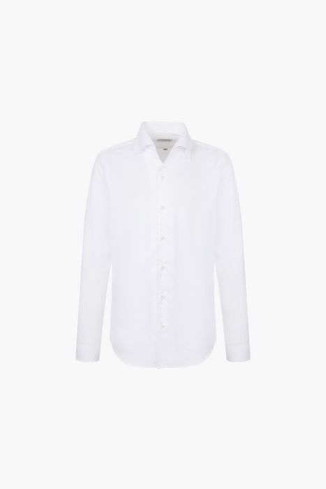 도비 옥스포드 원피스 카라 309 컴포터블 셔츠 화이트 SE5SM21LS309SWH