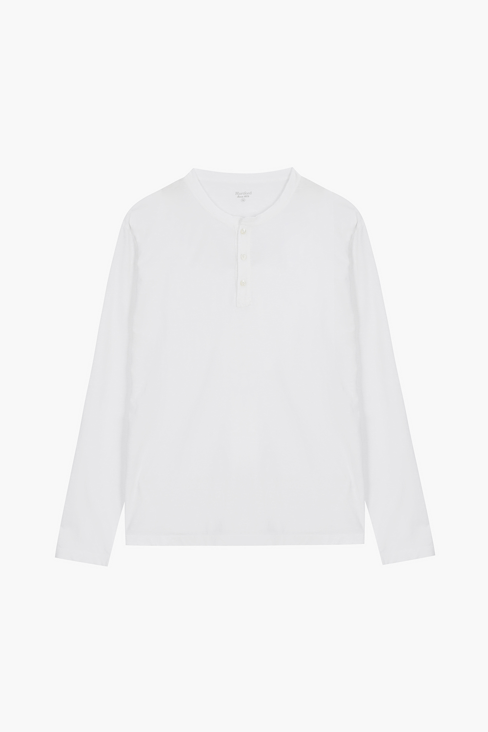 코튼 헨리넥 긴소매 티셔츠 BD7330301