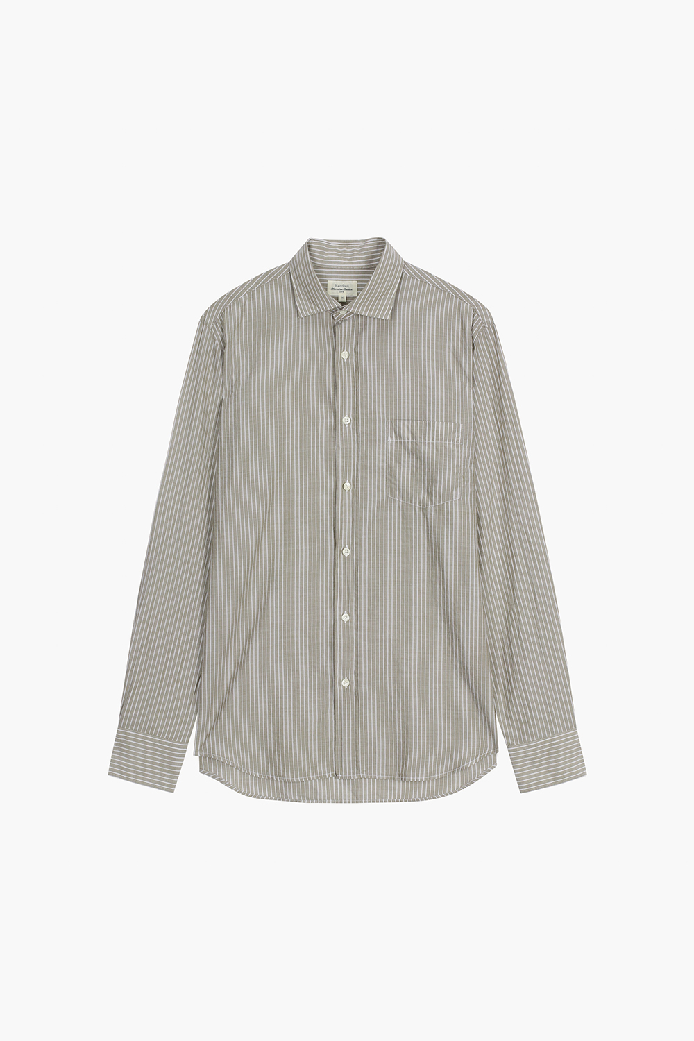 PAUL 코튼 스트라이프 포켓 셔츠 BD1101502