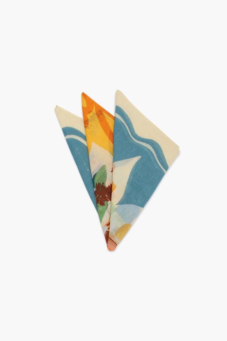 코튼 바캉스 일러스트 스카프 BDC540801