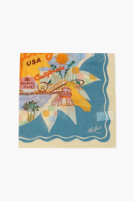 코튼 바캉스 일러스트 스카프 BDC540801