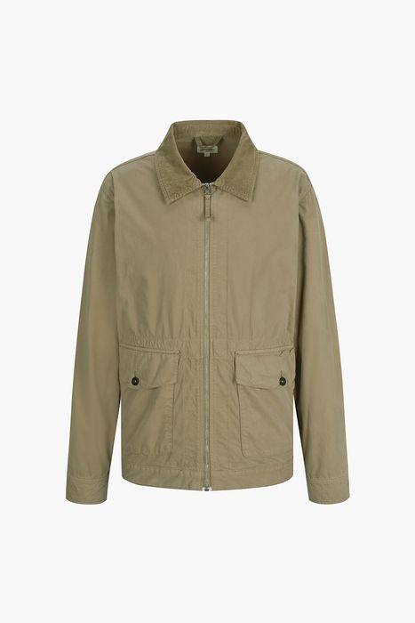 DAX 코튼 코듀로이 넥카라 점퍼 BDE312002