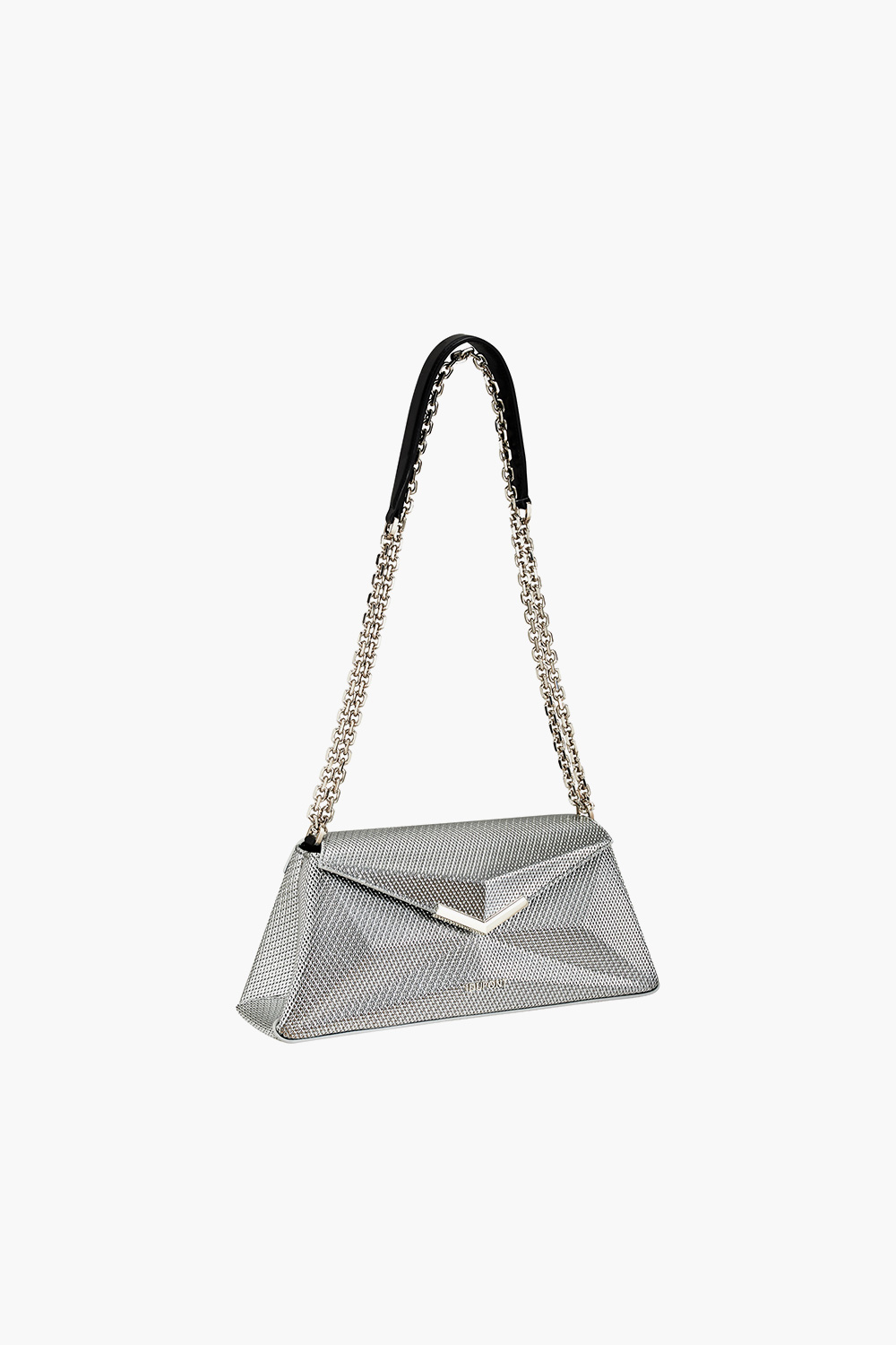 엑스백 바게트 토트백 실버 메쉬 N1XM292SV1