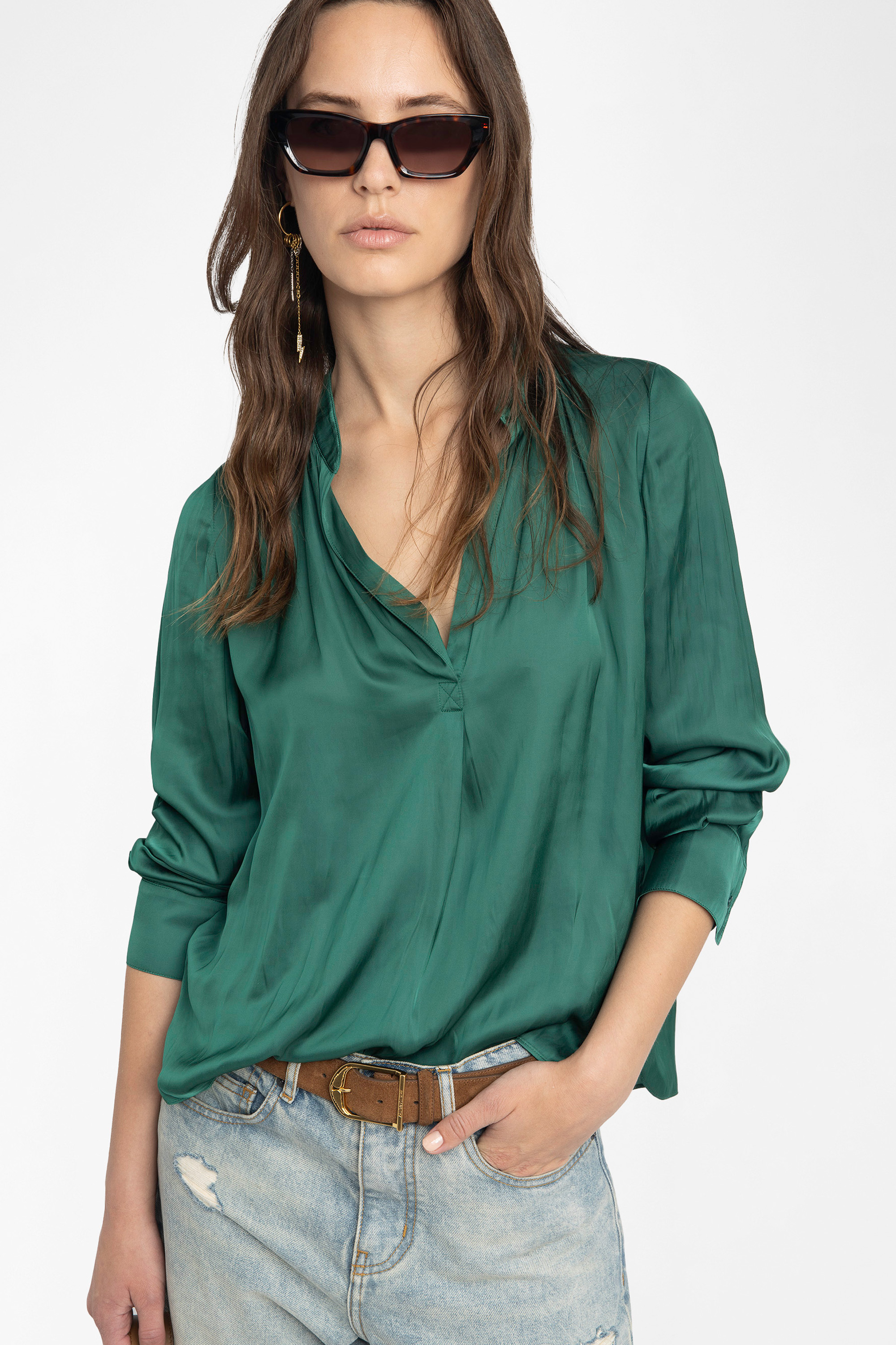 Tink Satin Blouse