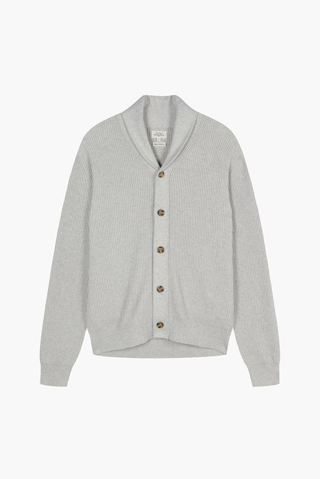 RIB 캐시미어 혼방 카라넥 가디건 BDQ431302