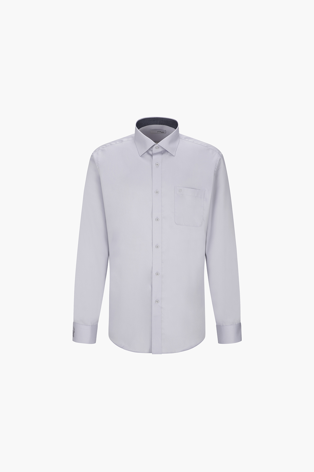 사틴 배색 162 비즈니스 셔츠 그레이 SE4FM11LS162SGY