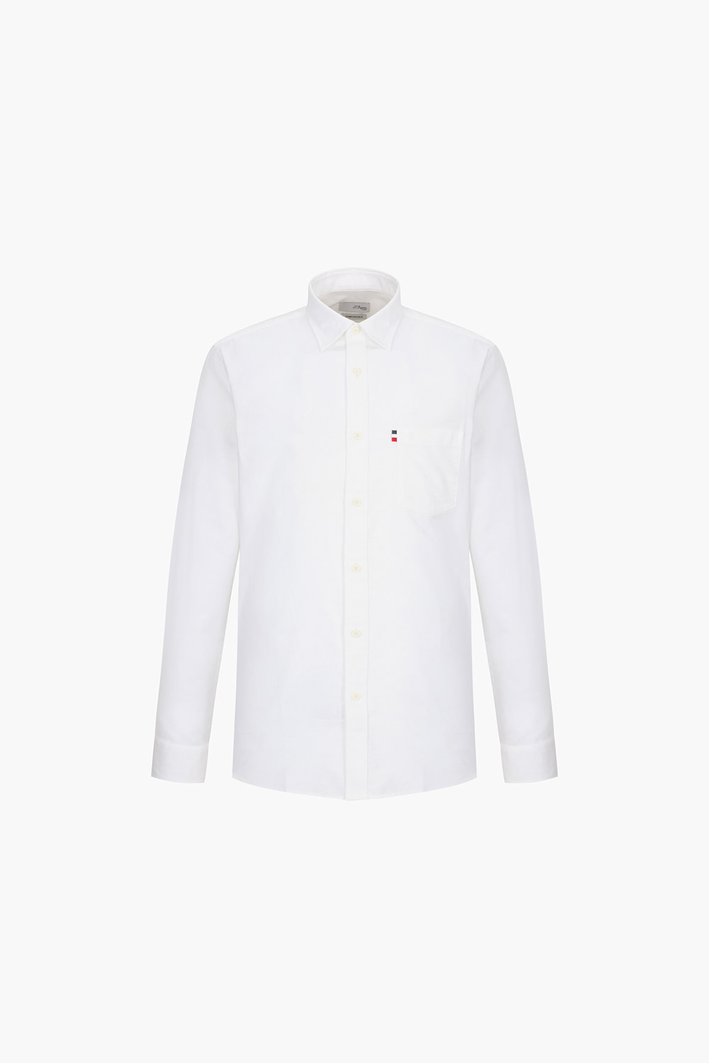 옥스포드 트리콜로르 953 컴포터블(뉴 캐주얼 핏) 셔츠 화이트 SE4FM22LS953SWH