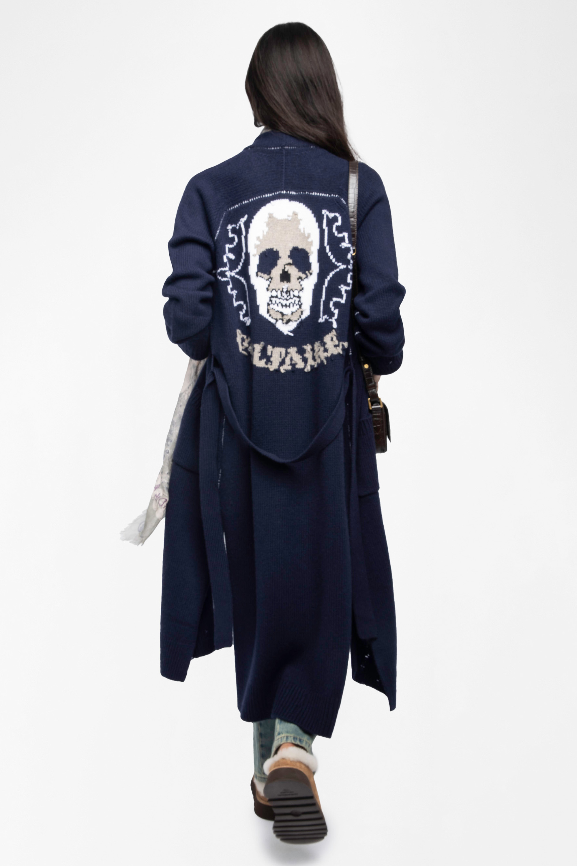 Salonny Skull Long Cardigan