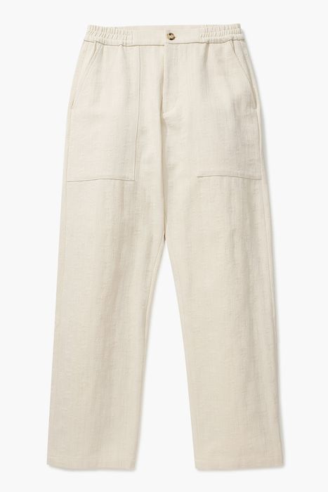 코튼 밴딩 와이드 캐주얼 팬츠 24 4 153 0141 IV