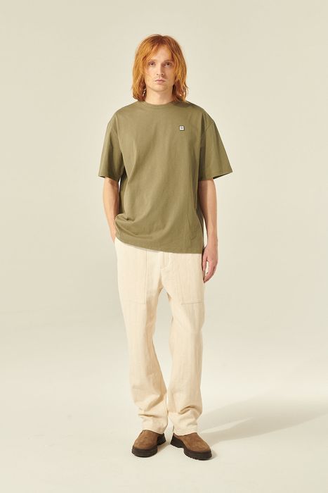 코튼 밴딩 와이드 캐주얼 팬츠 24 4 153 0141 IV