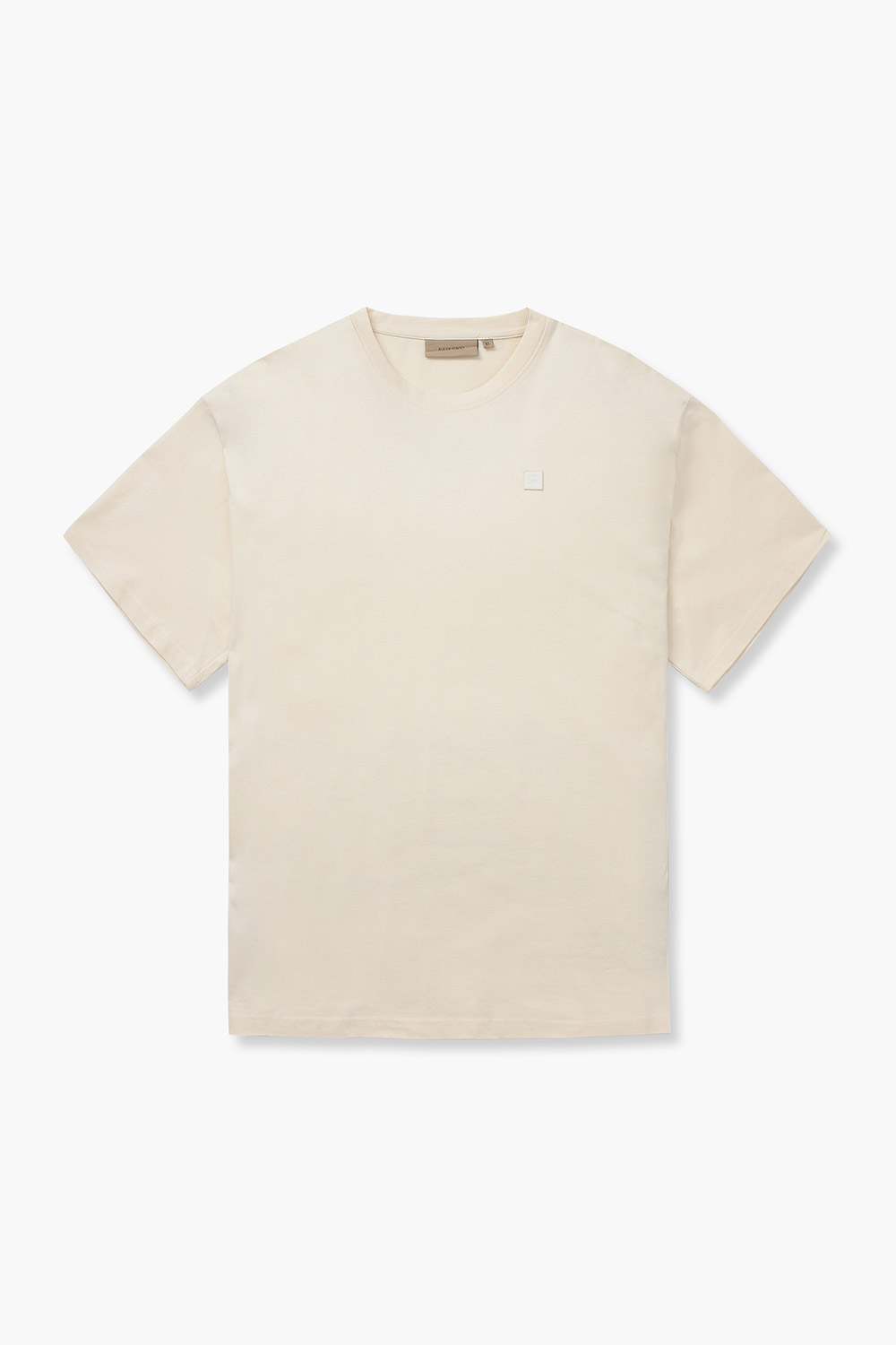THOMAS 코튼 엠브로이더리 패치 반소매 티셔츠 234 025 07 0006OWH