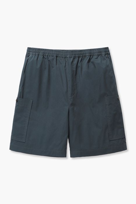 PIKE 코튼 사이드 포켓 밴딩 쇼츠 242 157 0079DBL