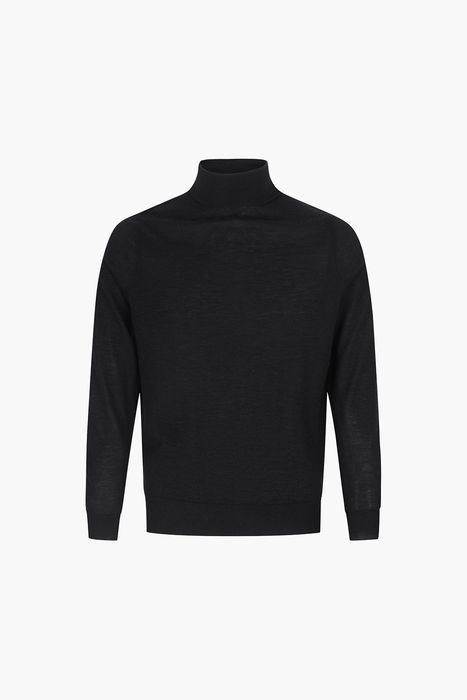 캐시미어 터틀넥 긴소매 니트 5F706LUNABLACK