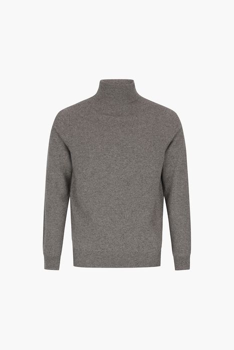 캐시미어 터틀넥 긴소매 니트 5F707AURORABROWN