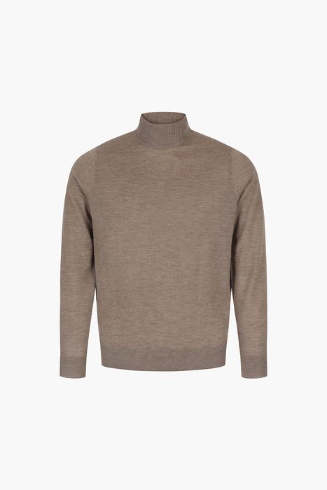 MOCKNECK 캐시미어 터틀넥 긴소매 니트 5F704LUNADK BEIGE