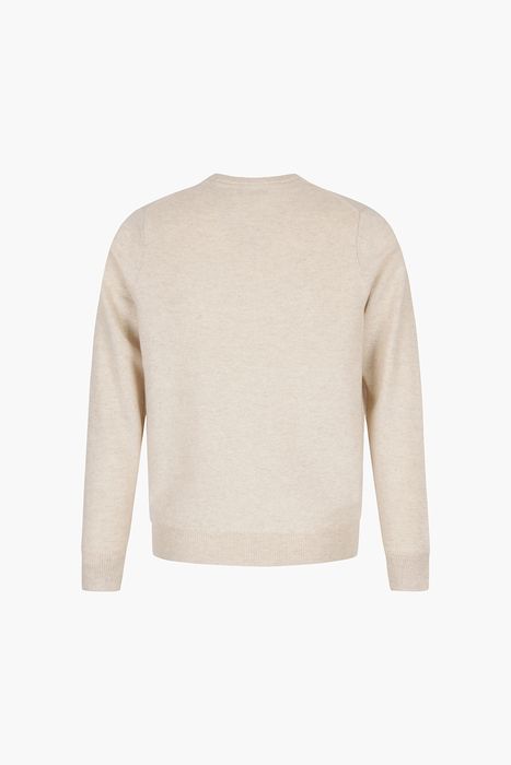 ROUND 캐시미어 크루넥 긴소매 니트 5F701AURORAIVORY