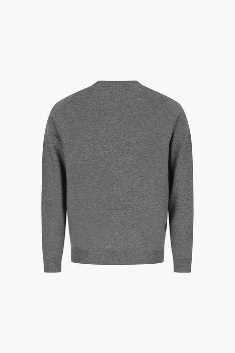 ROUND 캐시미어 크루넥 긴소매 니트 5F701AURORAGREY