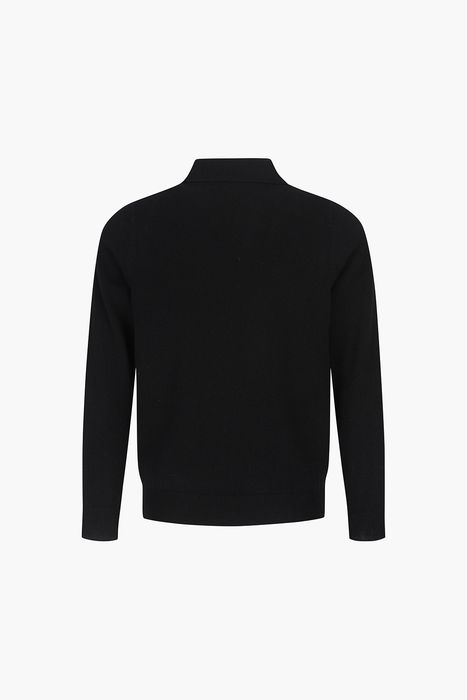 캐시미어 폴로 긴소매 니트 5F702AURORABLACK