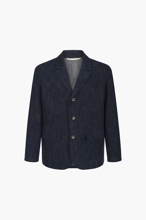 METIER 코튼 울 테일러드 캐주얼 자켓 VE33ME007BL001