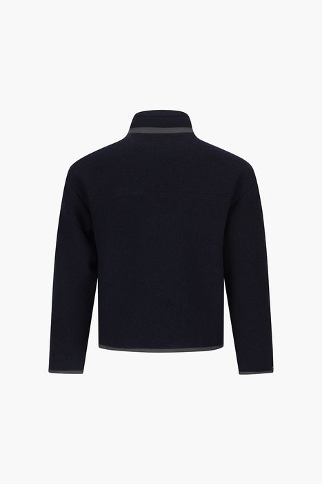 SHERPA 울 빅 포켓 니트 집업 MT44 LA028BL003