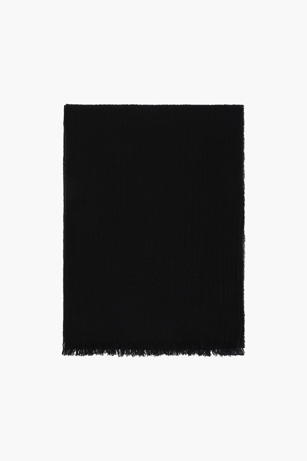 GARDENA 캐시미어 스몰 프린지 머플러 S462BLACK
