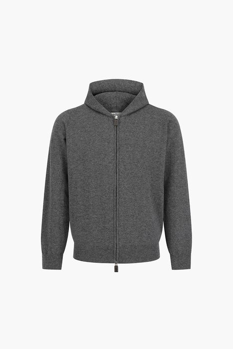 울 니트 후드 집업 BR1105H553907