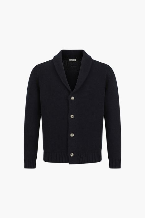 GILET 울 카라넥 가디건 BR1109H553902