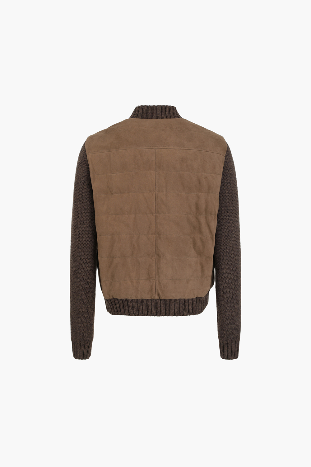 고트스킨 스웨이드 니트 패딩 점퍼 85P108CAMOSCIO028