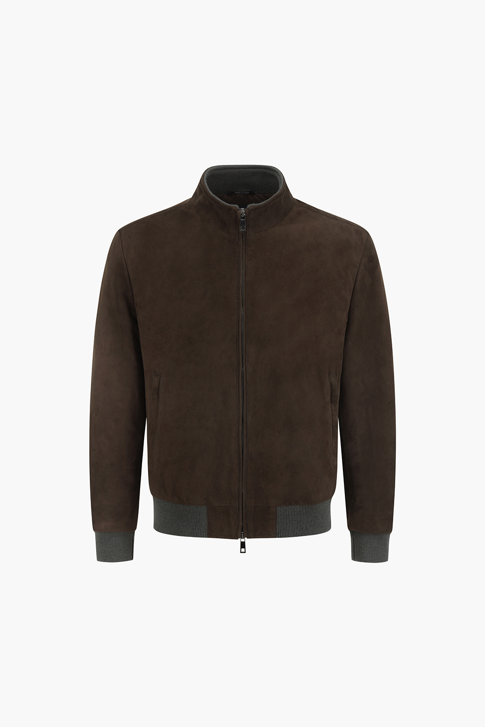 램스킨 스웨이드 니트 패딩 점퍼 85P100SKAN048