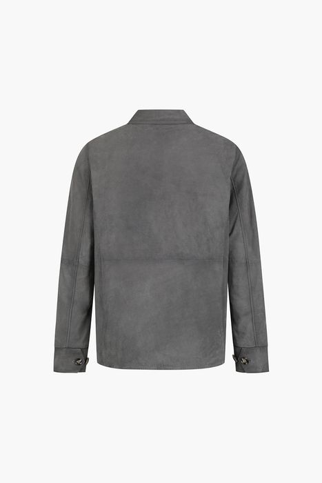 GIUBBINO 소가죽 스웨이드 셔츠형 캐주얼 자켓 196U25397