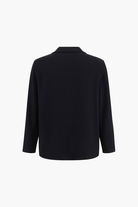 TRAVELER 야크 울 테일러드 캐주얼 자켓 VE25ME011BL003