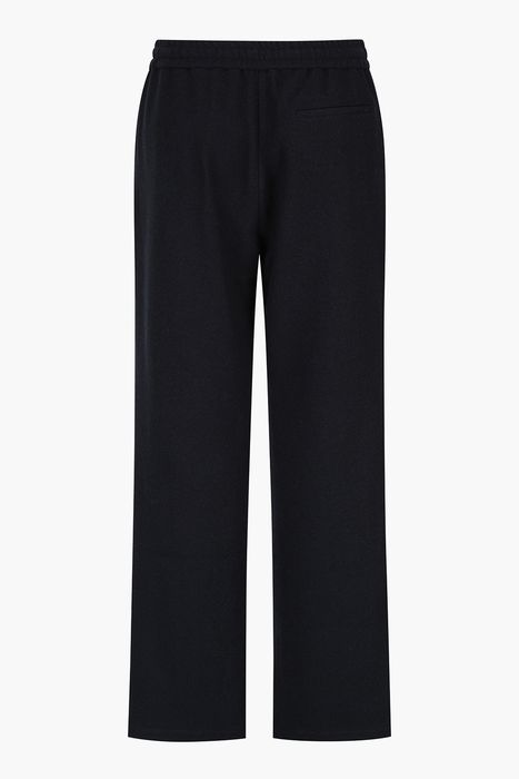 TROUSERS 야크 울 드로우스트링 와이드 캐주얼 팬츠 PA29ME011BL003