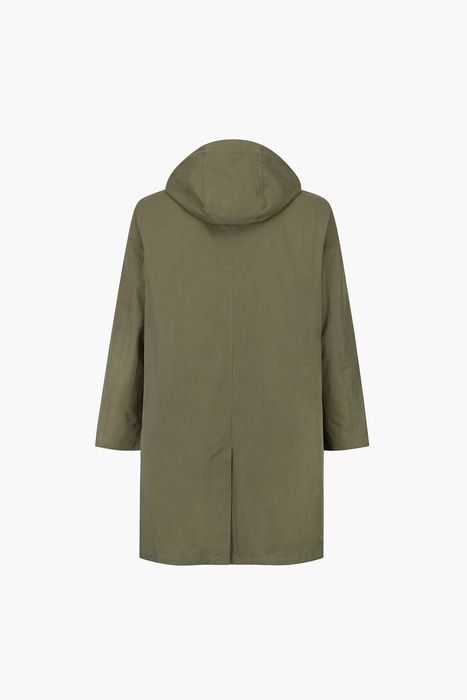 CARL 코듀로이 넥카라 야상 롱 다운 점퍼 BE4811502