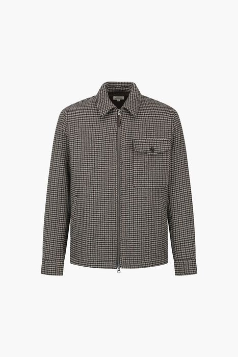 DANDY 울 혼방 깅엄 체크 포켓 점퍼 BE4411202