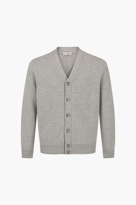 코튼 브이넥 가디건 BRB051H554301