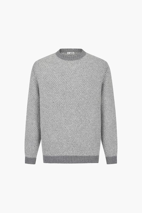 COL ROND 울 알파카 크루넥 긴소매 니트 BRW075H554401