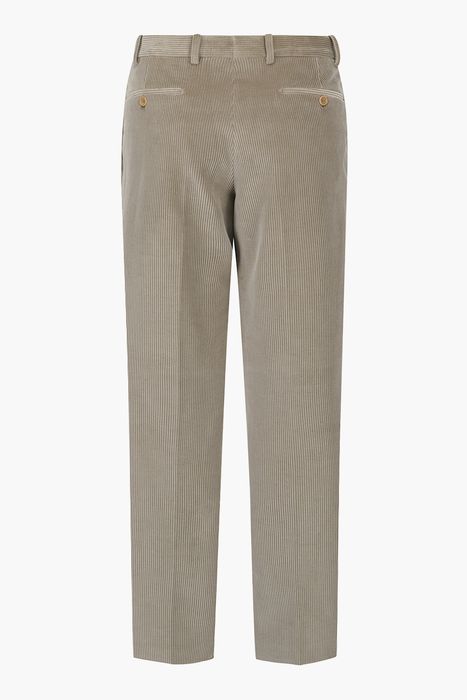 면 혼방 코듀로이 더블 핀턱 테이퍼드 팬츠 BAC J 980019