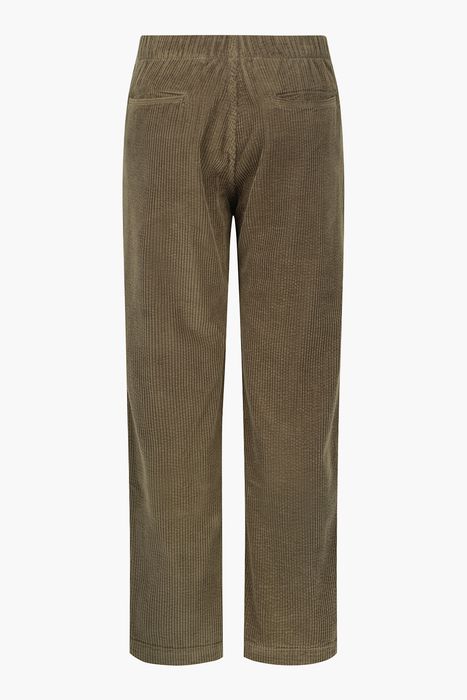 코튼 코듀로이 드로우스트링 스트레이트 캐주얼 팬츠 BE5910453