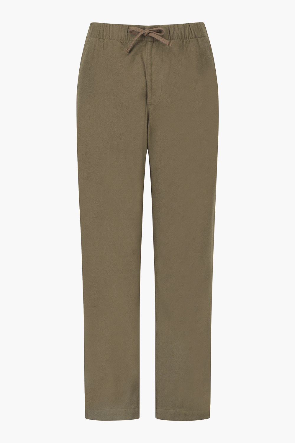 코튼 드로우스트링 스트레이트 캐주얼 팬츠 BE5910602