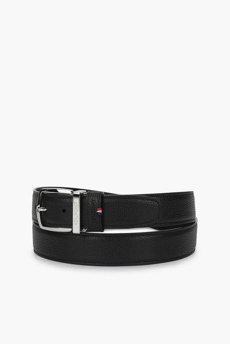 25 뉴 로고 핀 버클 팔라듐 30mm 블랙 그레인 벨트 CJ8300001Z