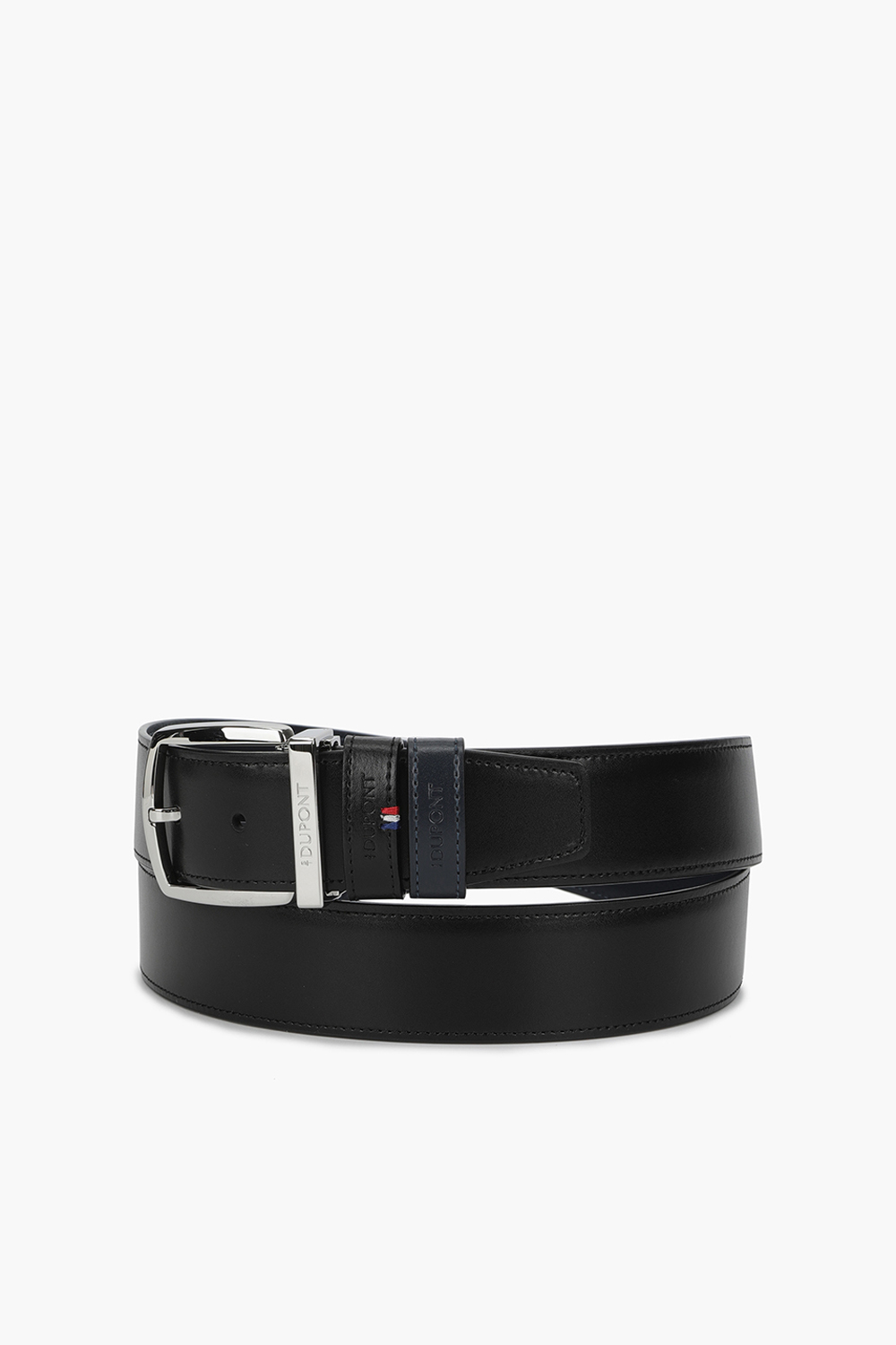 25 뉴 로고 핀 버클 팔라듐 35mm 블랙/네이비 스무스 벨트 CJ8350013Z